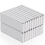 MAGXCENE 20 Stück Magnete Stark, Neodym Magnete Extra Stark 30X10X3mm Super Stark Seltenerdmagnete, Magnet Rechteckig für Pinnwand, Küchenschrank, Whiteboard, Magnetboard