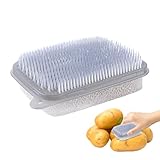 Kartoffelschrubber Bürste | Doppelseitige Küchenreinigungsbürste – -Schrubber für Geschirrspülen, Flasche, Herd, Backofen, Spüle, Kochen, Zuhause, Badezimmer, Reinigung