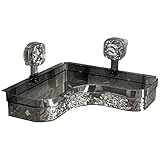 Lokaquk Duschregal für Wohnung, Dusch-Organizer, Eckregal für Dusche, Badezimmer-Aufbewahrungslösung, robustes Eckregal, Dusch-Organizer für Zuhause, 28,5 x 28,5 x 14 cm