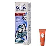 Kukident Kukis Zahnspangen-Reiniger, 1x 60 St. I Reinigungstabletten für Zahnspangen I schnelle Reinigung I Eukalyptus- & Mentholfrische I Spar-Set plus Pharma Perle give-away