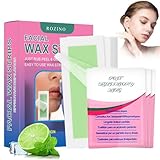 Wachsstreifen Haarentfernung 30 PCS, Kaltwachsstreifen Gesicht Für Frauen, Gesicht, Lippen & Augenbrauen Kaltwachs Enthaarung, Wachsstreifen Langanhaltende Haarentfernung, Für Alle Hauttypen Geeignet