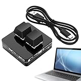 2-Tasten- | Mini-USB- mit Tasten zum Kopieren und Einfügen – Mechanische Spiel-PC-Tastaturen, universelle RGB-Hintergrundbeleuchtung, Mini-USB- für Schule und Zuhause