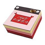Note Sticky 3D - Memo Art Pad 3D | Klassischer Gravur-Planer Mehrzweck-Notizblock für Home Office Desktop Christmas Ostern