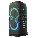 Hisense Party Thunder, 620 W Maximale Audioleistung, AI Lichtshow, 18 Stunden Akkulaufzeit, Auracast™ Receiver, Transportierbar, ConnectLife, IPX4 Wasserdicht, AI Vocal Fader, Bluetooth 5.4
