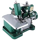 Overlock-Nähmaschine, robuster Metallrahmen, verstellbare Stichlänge, ideal für den professionellen Bekleidungsbau und Stoffveredelung