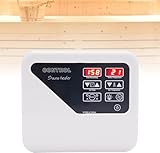 8+4 Mode Saunaofen,External Saunasteuerung,Sauna Steuerung Saunaofe Controller Digital SchaltgeräT SteuergeräT AußEnbereich ÜBerhitzungsschutz füR 3-9KW