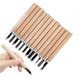 12 Stk Schnitzmesser, Schnitzwerkzeug, Schnitzset, Holzschnitzwerkzeug Set, Schnitzmesser Set, Schnitzwerkzeug für Holz, Wood Carving Set, Holzschnitzmesser, Holzschnitzwerkzeug, Holz Schnitzwerkzeug