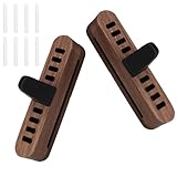 Auto Lufterfrischer, 2 Stück Auto Diffuser, Auto Duft Innenraum Holz, Auto Parfüm, Auto Diffusor für Ätherische Öle mit 8 PCS Nachfüllauflagen