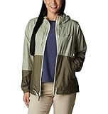 Columbia Damen Flash Forward Windbreaker Windjacke, Safari, Stone Green, M EU