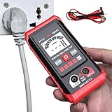 Elektrische Multimeter Tester, Digitaler Multimeter Tester - Spannung Tester 2000 Zählung Automatisches Digitalmessgerät - Hochpräzise Multimeter Tester AC Hand-Voltmeter für Auto