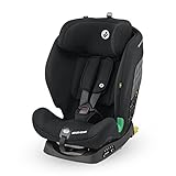 Maxi-Cosi Titan i-Size, mitwachsender Kindersitz, 15 Monate - 12 Jahre, 76 - 150 cm, ISOFIX-Kindersitz, G-CELL-Seitenaufprallschutz, 5 Liegepositionen, verstellbare Kopfstütze, Basic Black