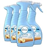 Febreze Goldene Orchidee Textilerfrischer-Spray, 4er Pack (4 x 500 ml)