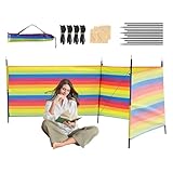 Sonnenbad-Sichtschutz, Windschutz für , Windschutz, winddichter Schatten, tragbare Outdoor-Ausrüstung, Reisezubehör für Urlaub, Angeln, Hinterhofspaß