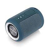 MAWODE T10 Bluetooth Lautsprecher, wasserdicht, 8 Std. Wiedergabezeit, tragbar, klein, leicht, Mini, kabellos, Dusche Lautsprecher, Aux und TF-Kartenunterstützung (Blau)