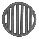 INOOMP Unterer Feuerrost Gusseisen Runder Grillrost Ersatz Holzkohleplatte Unterer Grill Teile Kaminrost Für Feuerstelle Grillzubehör Teile 15 Cm