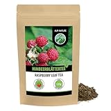 Himbeerblättertee (125g), Himbeerblätter geschnitten, schonend getrocknet, 100% rein und naturbelassen zur Zubereitung von Tee, Kräutertee, Himbeerblätter Tee