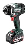 metabo Akku-Schlagschrauber SSW 18 LTX 800 BL - 18V, 800 Nm, 1/2' Außenvierkant - Bürstenlos, kraftvoll & kompakt - Ideal für Radwechsel, Montage, Werkstatt - Inkl. 2 Akkus 5.2 Ah, Ladegerät & metaBOX