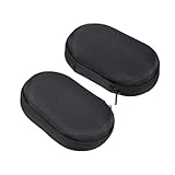 HAMPPLIES 2 Stücke Fall Aufbewahrungstasche Mit Reißverschluss Tragetasche Black