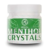 Mentholkristalle 100g - Beruhigend & Erfrischend - Mentholkristalle für die Aromatherapie - Hautpflege - Haarpflege - Körperpflege - Saunakristalle - Minzgeruch - Saunaaufguss - Dampfbäder & Saunen