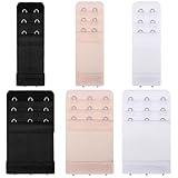 XREE 6 Stück BH Verlängerer 3 Haken, Bra Extender BH Verlängerung 2 Haken BH Verschluss Elastisch für Damen und Mädchen