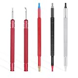 Sorcristy 5 Stück Uhren Werkzeug Set, Uhrmacher Reparatur Werkzeug Set Uhrzeiger Presser Einpresswerkzeug Uhrenwerkzeug Reparaturwerkzeuge Zeigersetzer für Alle Uhren