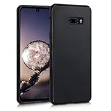 kwmobile Hülle kompatibel mit LG G8X ThinQ Hülle - weiches TPU Silikon Case - Cover geeignet für kabelloses Laden - Schwarz