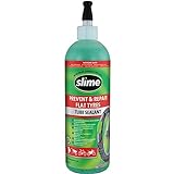 Slime 10026 Rad Schlauchreparatur-Dichtmittel, Verhindern und Reparieren, Geeignet für alle Fahrräder, Ungiftig, Umweltfreundlich, 473-ml-Flasche (16 oz), Green