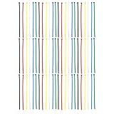 DECORNIJIA 100 Stück 100 Stück Verstellbare Schwarze Nylon Kabelbinder 30cm Selbstsichernd Witterungsbeständig für Kabelmanagement Innen Außen Elektronik Garten Haushalt