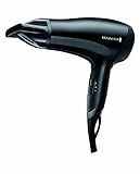 Remington Haartrockner Ionen [leicht & kompakt] Power Dry (2000 W, kompaktes Design, Stylingdüse, 3 Heiz- & 2 separate Gebläsestufen, Abkühlstufe, Eco-Einstellung) D3010