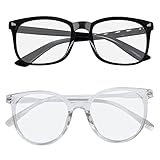 2 Packblau Licht blockierende Brille für Anti -Kopfschmerzen und Augen STOME Super Light Gewicht Computer -Gaming -Brillen Modezubehör, Unisex für Frauen und Männer