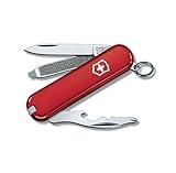 Victorinox Schweizer Taschenmesser Rally, Mini für Schlüsselanhänger, Swiss Army Knife, 9 Funktionen, Klinge, Phillips-Schraubendreher 0/1