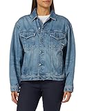 G-STAR RAW Damen Oversized Jacke, Blau (sun faded air force blue D23643-D436-C947), M