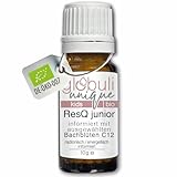 ResQ junior Bachblüten BIO Streukügelchen · globuli unique · Bei Angst, Schulstress, Prüfungsangst, Überforderung für Kinder, zur Beruhigung · 10 g ca. 1100 St. · DE-ÖKO-007