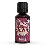 ALL STARS Flavor Drops zuckerfrei & kalorienfrei Cherry 30ml - Vegane Aromatropfen zum Süßen von Speisen & Getränken, Ohne künstliche Zusatzstoffe