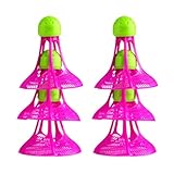 Asukohu Shuttlecock Für Game Sports Entertainment Für Spieler Spielen Nylon Plastics Badminton Elastic Head Badminton Set