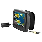 Jectse Angelkamera, Unterwasserkamera Zum Angeln, 12 Lichter, Klares LCD-Display, 1000 TVL-Auflösung – Gelbes Dan-Seidenkabel (CR110-4HCS)