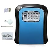 SchlüSselschrank Mini Key Lock Box WandschlüSselsafe Sicher RüCksetzbar 4-Stellige Kombination SchlüSselaufbewahrung Wetterfest Innen Innen BüRo Garage SchlüSselschräNke Key Hiders