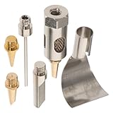Zerodeko Butan Lötkolben Spitzen Satz Metall Lötspitzen Austauschbar Klein Leicht Kabelloser Gaslötkolben Zubehör für Schweißen und Löten