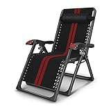 Tragbarer Klappliegestuhl - Garten-Sonnenliege mit Abnehmbarer Rückenlehne, Verstellbarer Rückenlehne, dickem Rohrgestell für den Balkon und die Freizeit