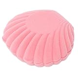 ETAINGYEUN Schmuckschachtel süße Muschelringe Ohrringe Halskette Souvenirs Aufbewahrungskoffer Pink zum Reisen