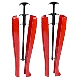 Wedhapy 1 Paar Stiefelspanner verstellbare Overknee-Stiefeleinlagen aus Kunststoff mit Luftlöchern 19 Zoll praktischer Schuhspanner mit großartiger Unterstützung für Damen- und Herrenschuhe