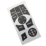 Tastenaufkleber Kompatibel Mit 6 Für E63 E64 F12 F13 2007 2008–2015 Auto-Multimedia-Medien-CD-Menü Tel.-Kartenschalter Knopf Reparatursatz Aufkleber