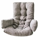 Dickes, weiches Hängesessel zum Aufhängen, abnehmbarer Ersatzsitz und Rückenlehne für Schaukelstühle im Innen- und Außenbereich, bequemes Accessoire für Entspannung und Stil
