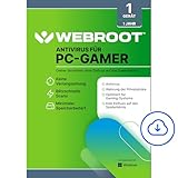 WEBROOT Antivirus für PC-Gamer 2024 | System Performance Optimizer | 1 Gerät | 1 Jahr | Windows | Aktivierungscode per E-Mail