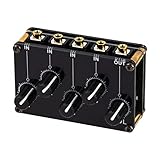 4-K-Stereo-Mischer 4-in-1OUT Live Studio mit geringem Rauschen und stilvollem Passivmischer