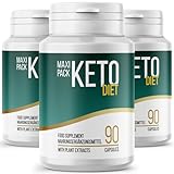 Keto Diet im Maxipack - 90 Kapseln - Ketodiet für Frau und Mann 3x