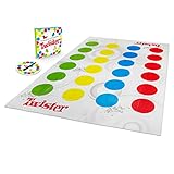 Hasbro Gaming Twister Partyspiel für Familien und Kinder, Twister Spiel ab 6 Jahren, kultiges Spiel für drinnen und draußen