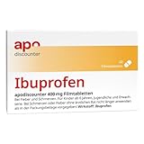 Ibuprofen 400 mg Schmerztabletten von apodiscounter 20 stk