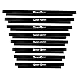 Belmalia Step Up Ringe Set (8 Stück) –Aluminuim Filteradapter für Kameraobjektiv – Step Up Adapterring Set 49–82mm – Objektivadapter für Filtergewinde, Kamera Filter Adapter & Foto Zubehör