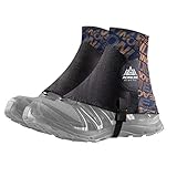 Azarxis Reflektierende Trail Low Gaiters, Gamaschen mit UV-Schutz und Atmungsaktiv für Damen und Herren, Wandern, Klettern (Orange)